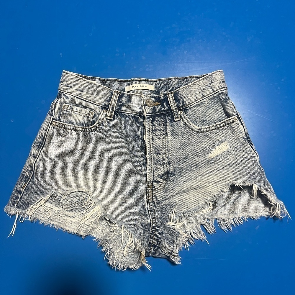 Pac Sun Vintage High Rise Denim Shorts. Excellent Condition. Size 24